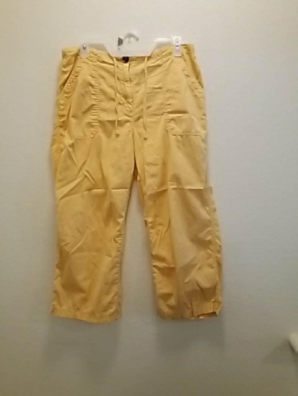 J. Jill Yellow Cropped Cargo Pants